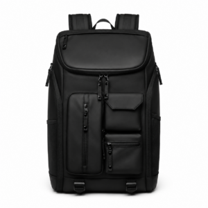 Tennis Racket Backpack with Separate Shoe Compartment Black