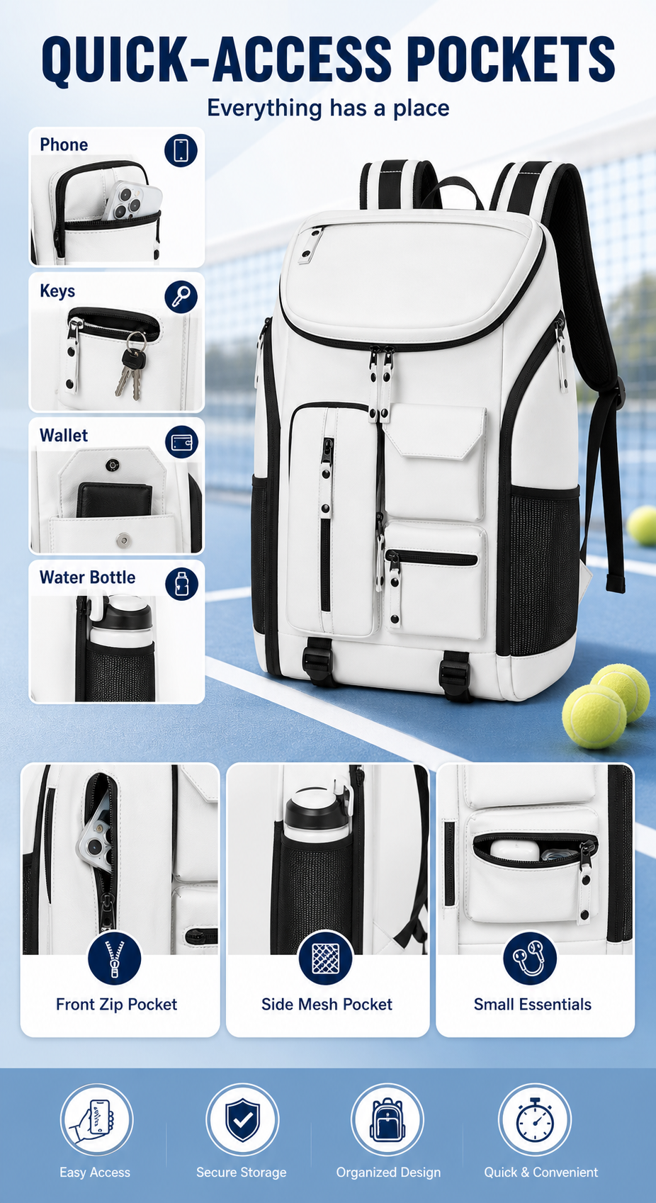 Quick-access pockets